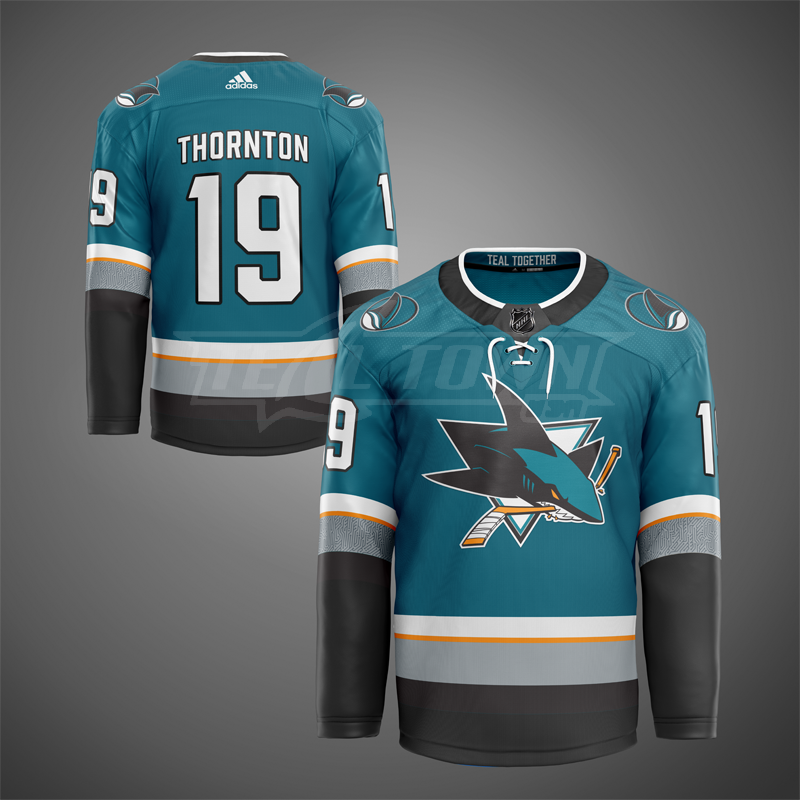 Sharks 30th Anniversary Warm-Up Jerseys - part 3 of 3 - Teal Town USA