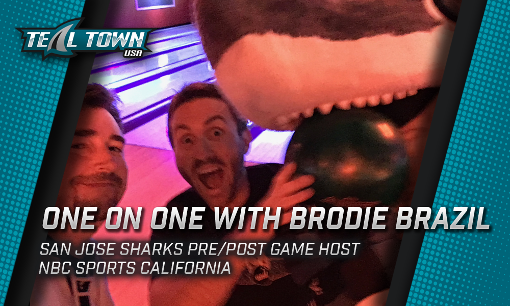 One on One with Brodie Brazil San Jose Sharks Teal Town USA