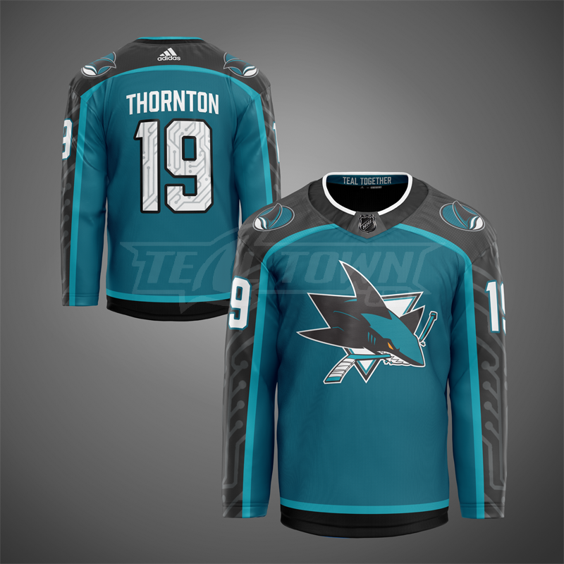 Sharks Release 30th Anniversary Jersey - Teal Town USA
