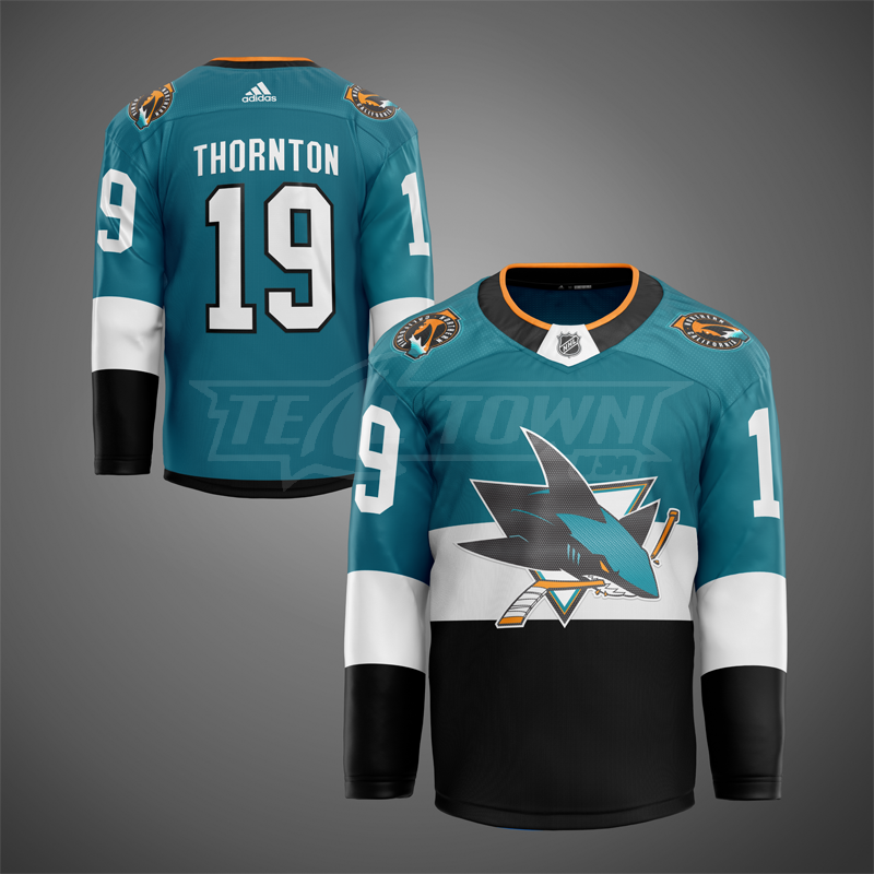 Sharks 30th Anniversary Warm-Up Jerseys - part 1 of 3 - Teal Town USA