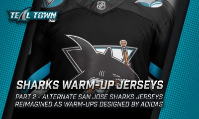 San Jose Sharks warm-up jerseys