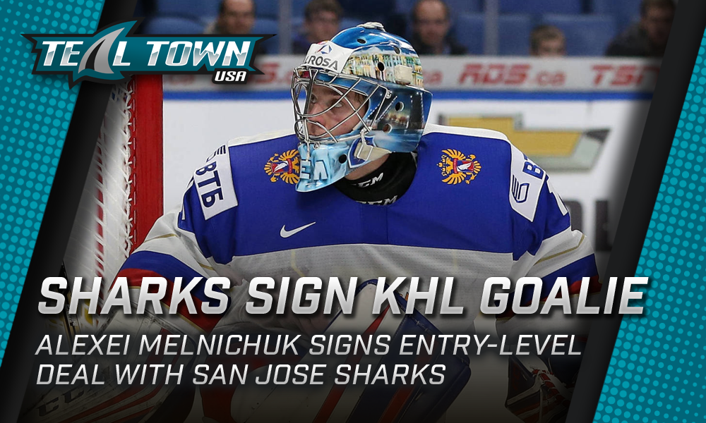 San Jose Sharks sign KHL goalie Alexei Melnichuk