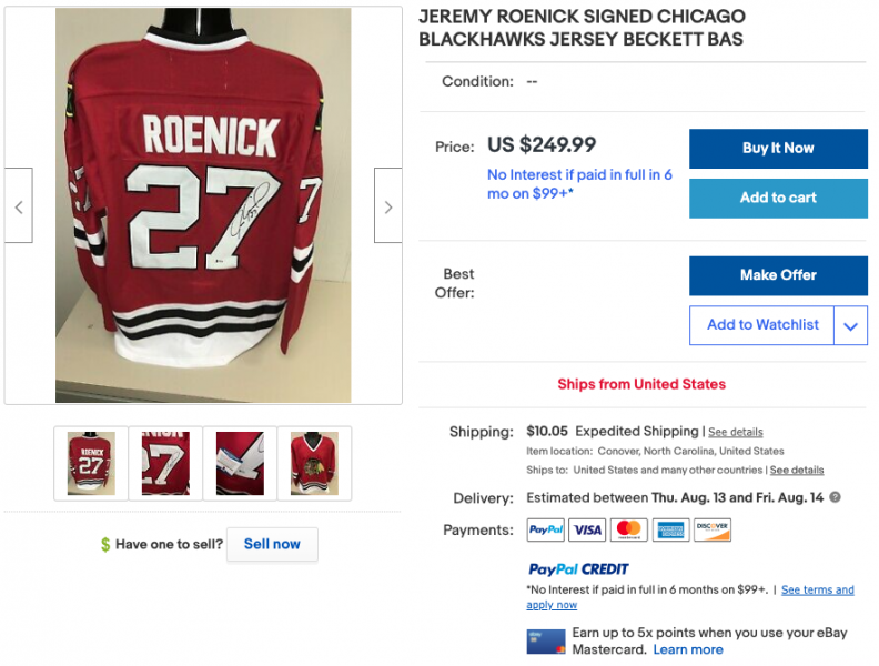 Jeremy Roenick jersey - eBay