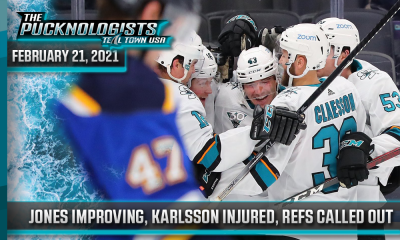 Jones Improving, Karlsson Injured, Refs Called Out - The Pucknologists 121