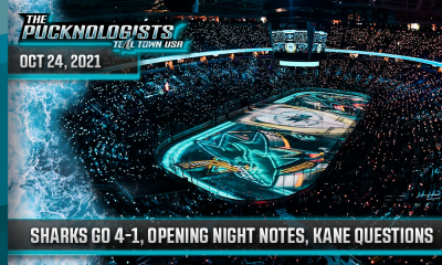 Sharks Go 4-1, Opening Night Notes, Kane Questions - The Pucknologists 137
