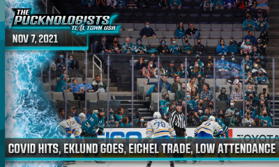 Covid Impact, Eklund Sent Down, Jack Eichel Traded, Low Attendance - The Pucknologists 139