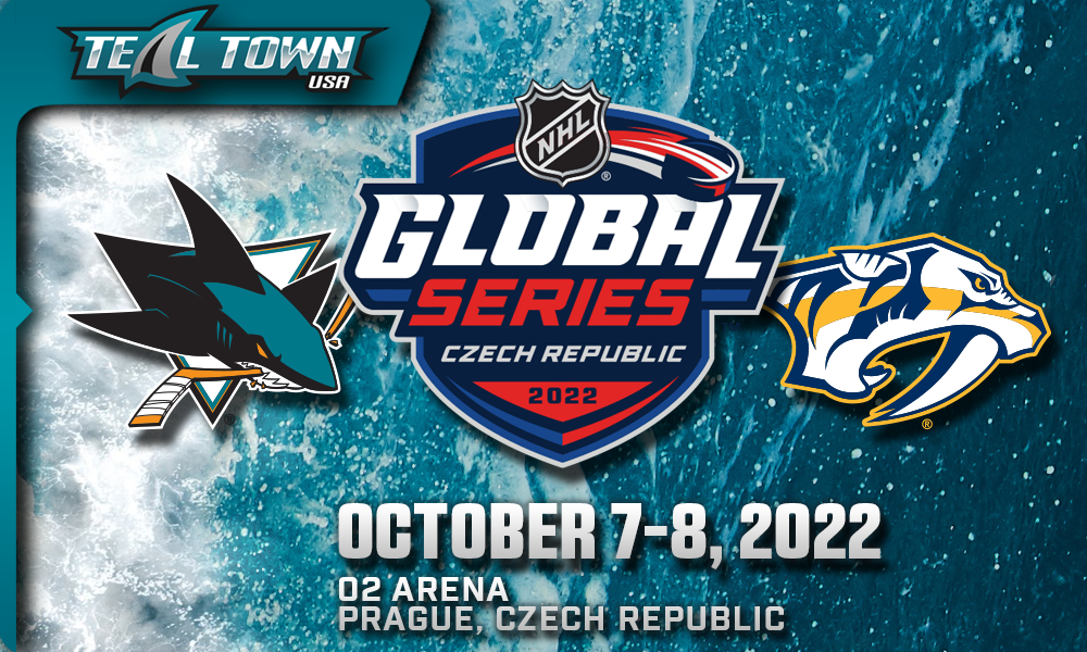 What channel is the 2022 NHL Global Series on? Dates, times, streams for  Predators vs. Sharks games in Europe