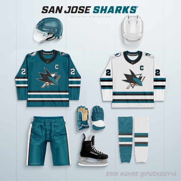 Sharks' Leaked Jersey Concept Ushers in a New Era in San Jose