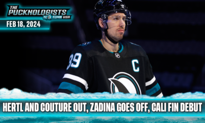 Hertl And Couture Out, Zadina Goes Off, Cali Fin Debuts - The Pucknologists 209