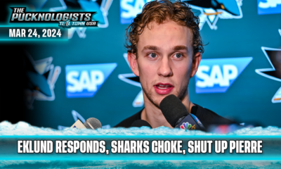 Eklund Responds, Sharks Choke, Shut Up Pierre - The Pucknologists 214
