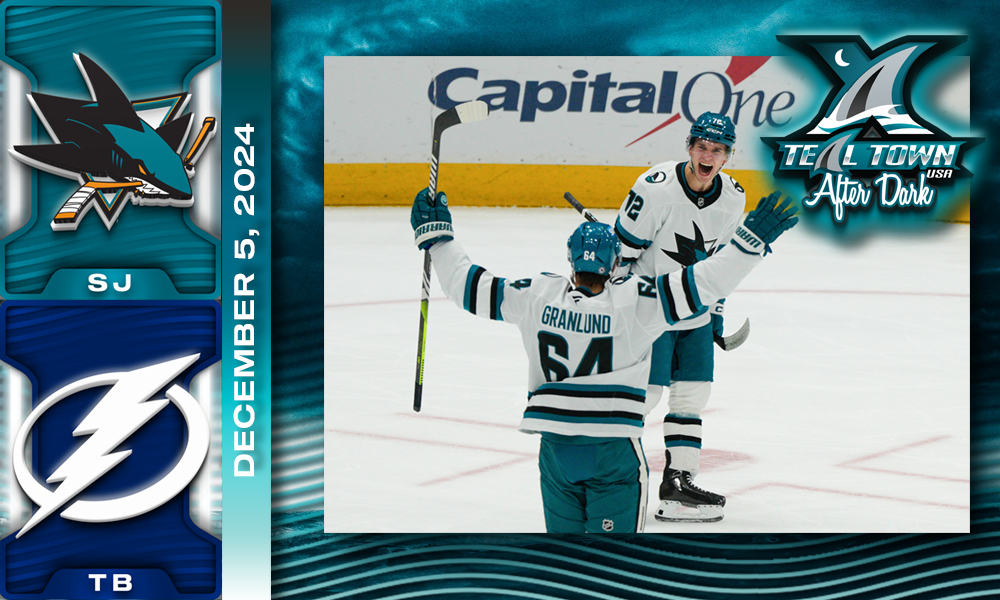 Tampa Bay 8, Sharks 1 - 12/5/2024 - Teal Town USA After Dark (Postgame ...