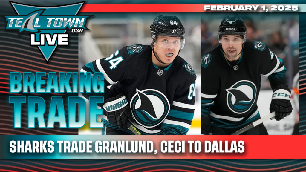 BREAKING: San Jose Sharks Trade Granlund & Ceci to Dallas Stars - Teal ...